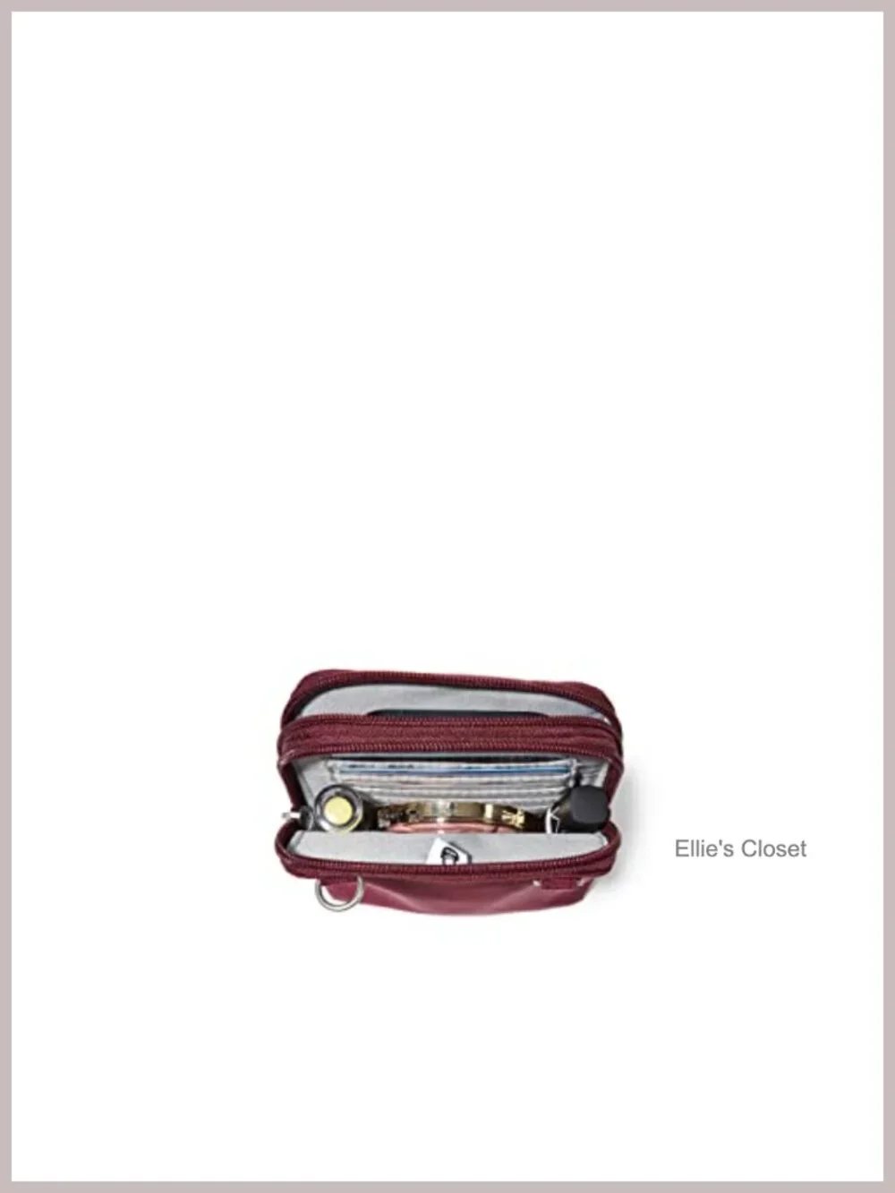 Baggallini RFID Crossbody Small Nylon Travel Purse